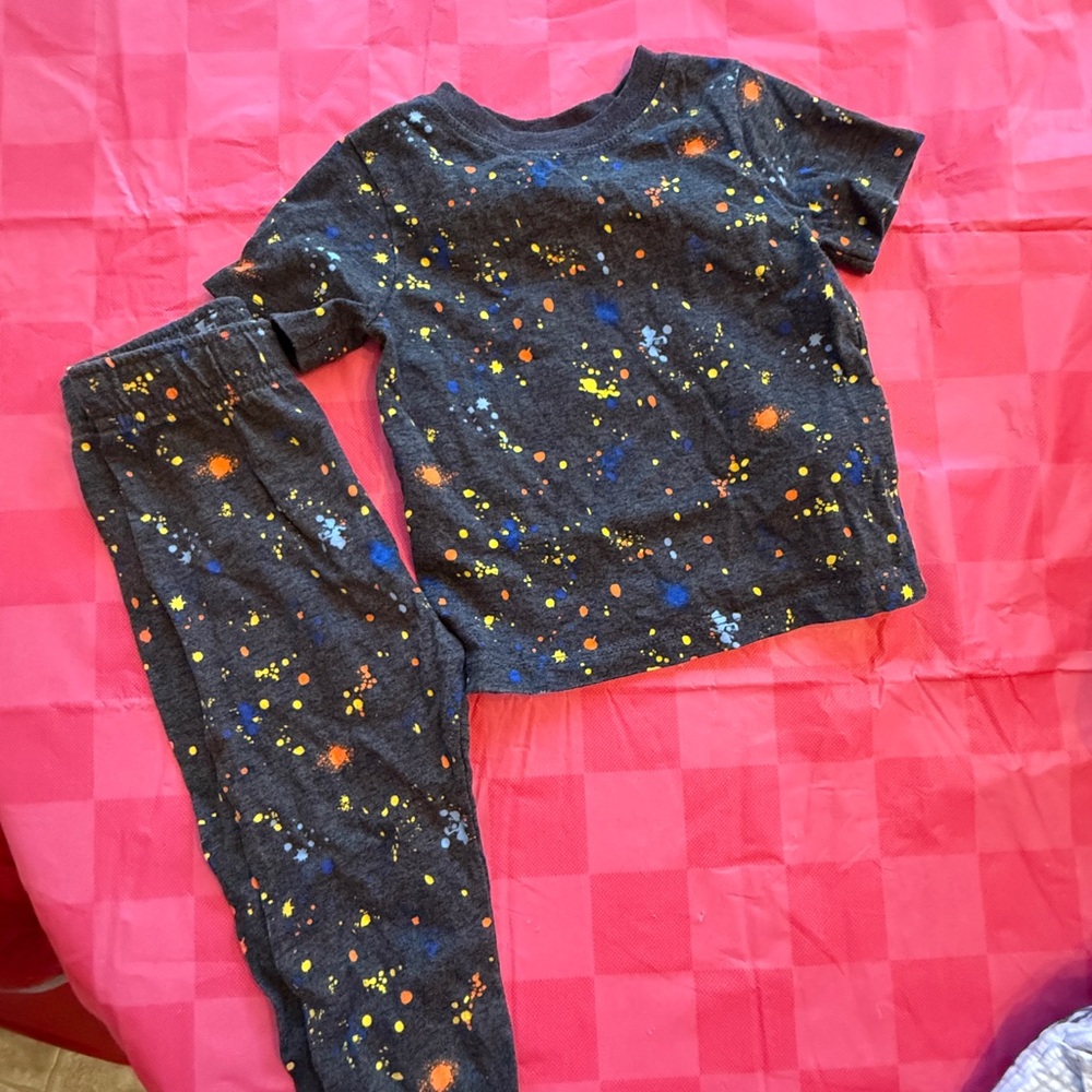 Garanimals Charcoal Set with Bright Splatter